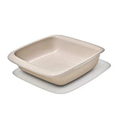 2 Qt Square Stoneware Baking Dish - Biscuit