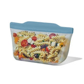 Silicone Reusable Bag Stand-Up Quart (32 oz) - Ocean Blue