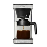 8-Cup Coffee Maker with Podless Single-Serve Function and Glass Carafe