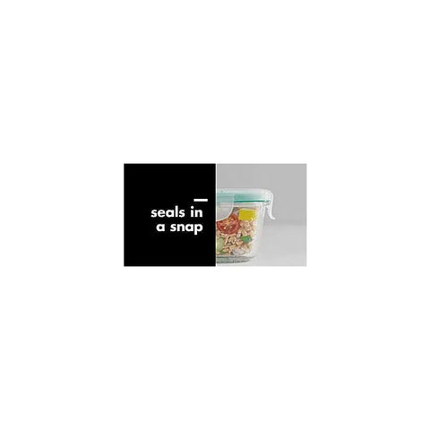 2 Cup Smart Seal Glass Round Container
