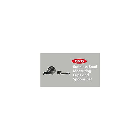 Stainless Steel Measuring Cups and Spoons Set