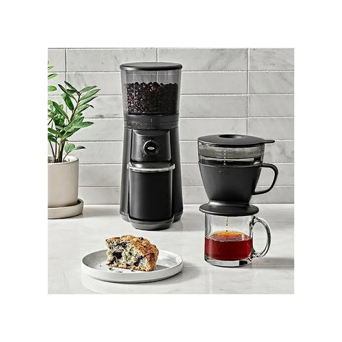 Pour Over Coffee Maker with Water Tank - Matte Black