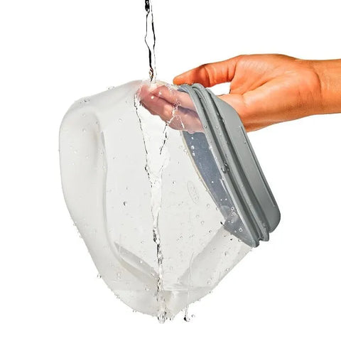 Silicone Reusable Bag  Stand-Up Half Gallon (64 oz) - Fog