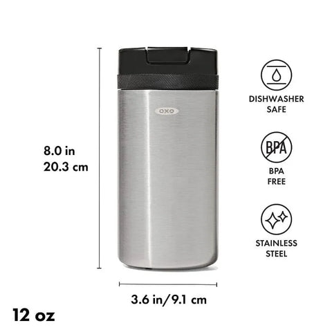 12oz Stainless Steel Coffee Storage Container