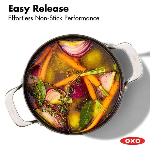 Ceramic Professional Non-Stick 5QT Stock Pot with Lid
