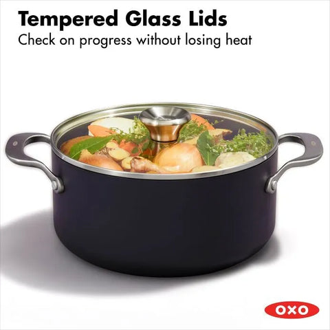 Ceramic Professional Non-Stick 5QT Stock Pot with Lid