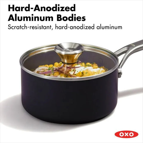 Ceramic Professional Non-Stick 4-Piece Saucepan Set