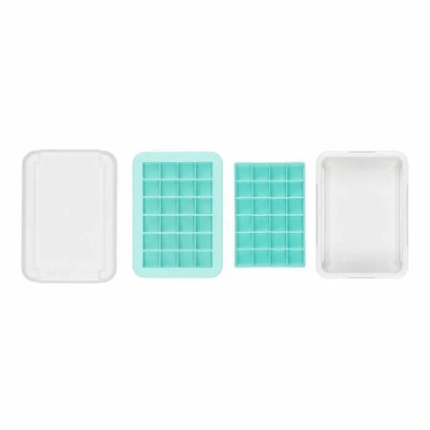 Covered Silicone Ice Cube Tray-Cocktail Cubes
