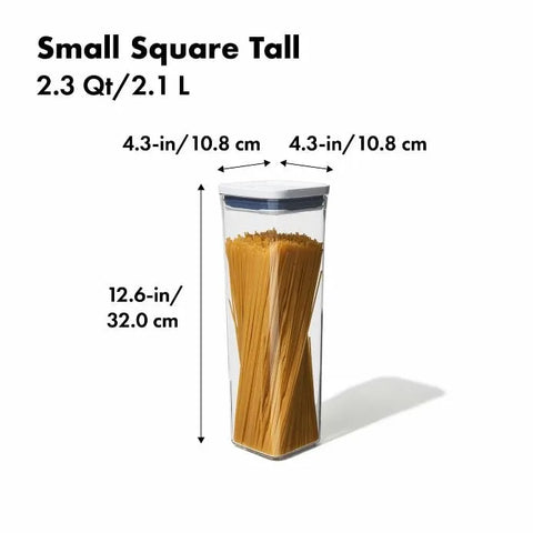 POP Container - Small Square Tall (2.3 Qt.)