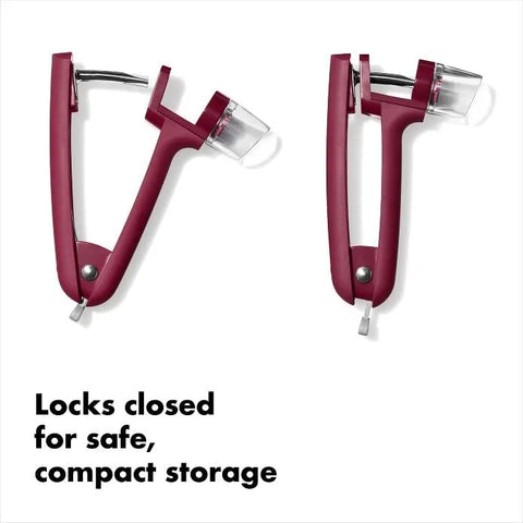 OXO Good Grips Cherry & Olive Pitter - Beet