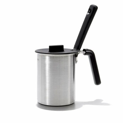 Grilling Basting Pot and Brush Set