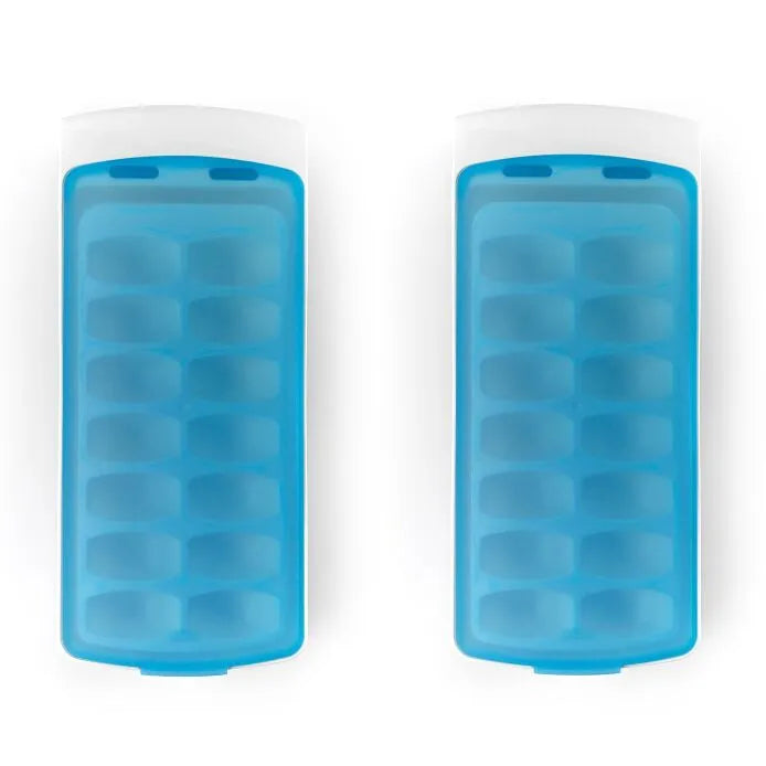 No-Spill Ice Cube Tray - 2 Pack