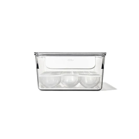 Refrigerator Egg Bin With Removable Tray