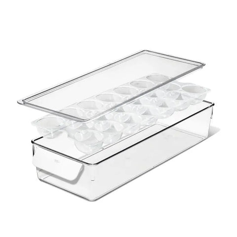 Refrigerator Egg Bin With Removable Tray