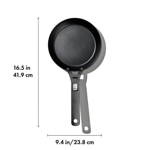 Carbon Steel With Removable Handle 8in Pan