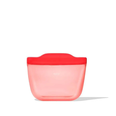 Silicone Reusable Bag - Stand-Up Snack (12 oz) – Watermelon