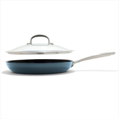 Enhanced 12" Frypan with Lid – Storm Blue
