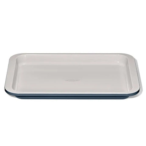 Non-Stick Pro Ceramic Coated Metal Bakeware Quarter Sheet Pan - Storm Blue