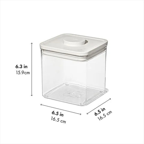 OXO Pet POP Container — Big Square Short — 2.8 Qt/2.6 L