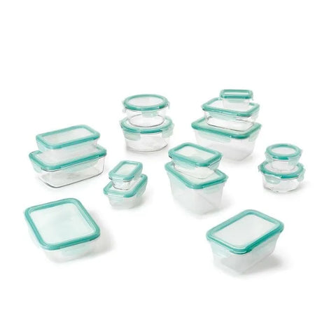OXO Good Grips 30 Piece Smart Seal Glass & Plastic Container Set
