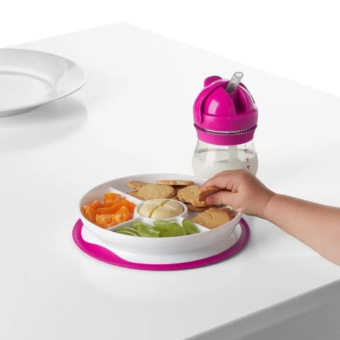 Stick & Stay Suction Divided Plate