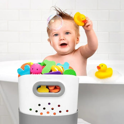 Stand Up Bath Toy Bin